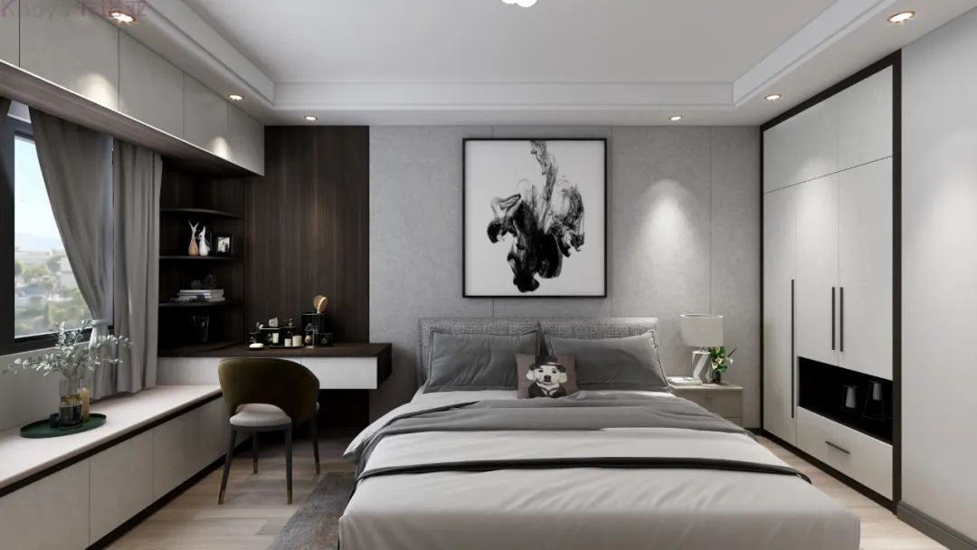 客廳做書柜、臥室設(shè)閱讀角