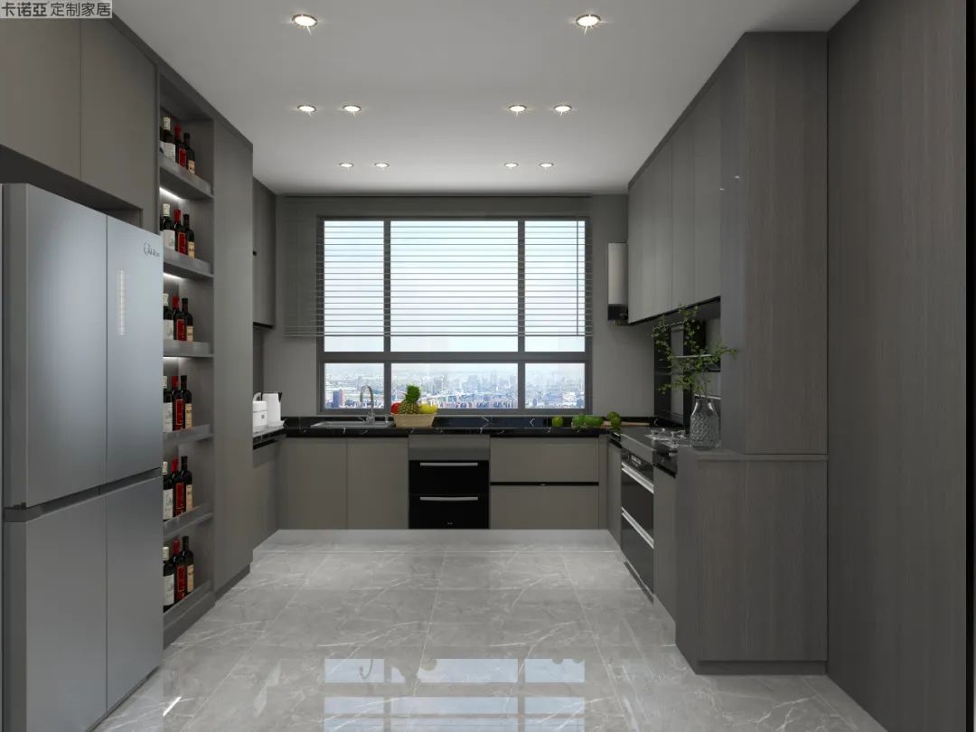 無拉手門板設(shè)計，使整體立面美觀協(xié)調(diào)