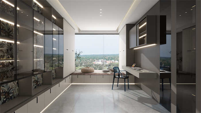 整家定制方案，全屋空間一體化設計、一站式配齊