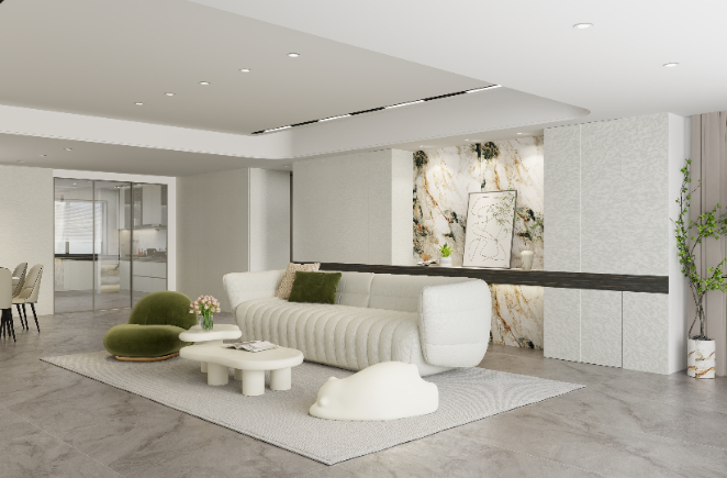 簡奢大宅丨黑白灰+大理石構筑更純粹的高級氣場，重塑精英生活